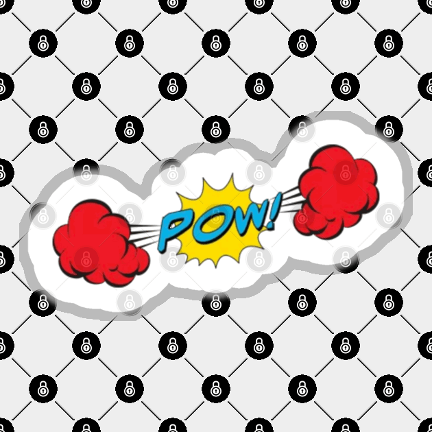 Pow Sticker by Dorran